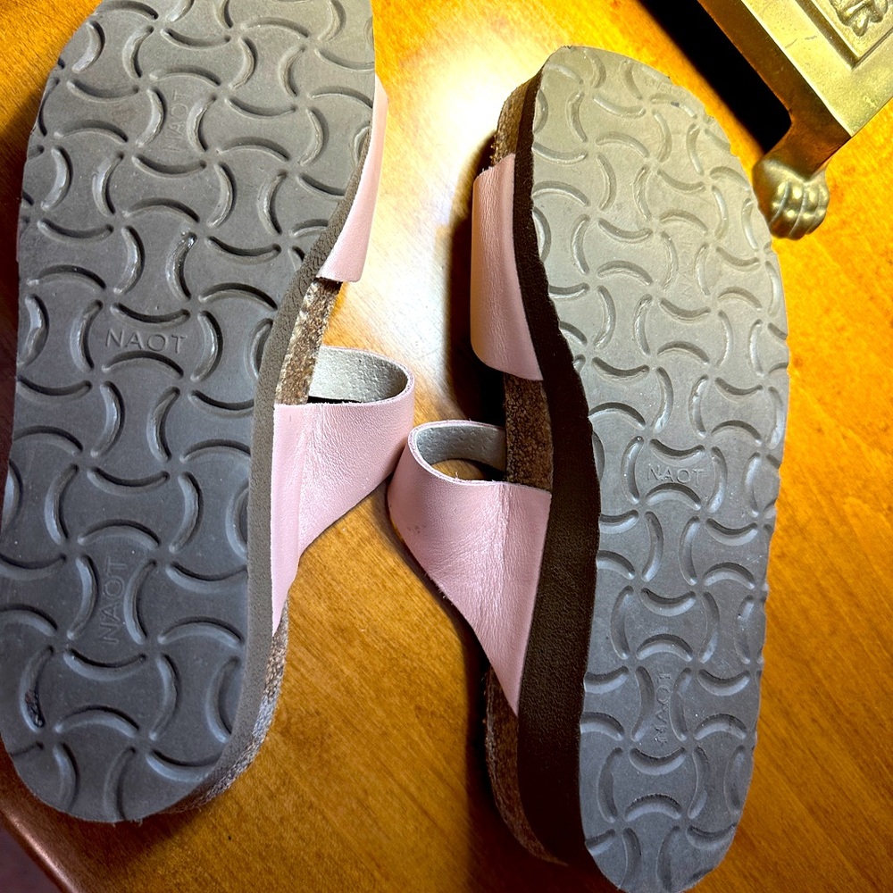 NAOT Kate PINK ELEGANT SANDALS 
2 Strap Adjustable Sandal Women's EU  35 NWOT - Picture 6 of 8